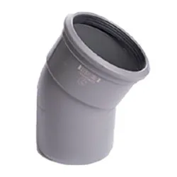 PVC BOCHT ø160 30° M/S