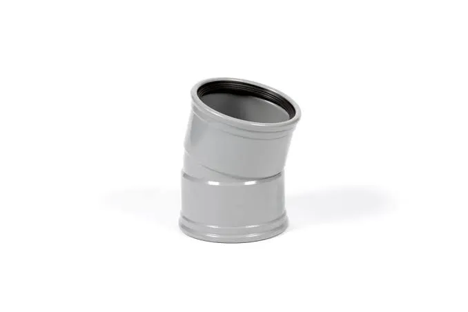 PVC BOCHT ø125 15° M/M
