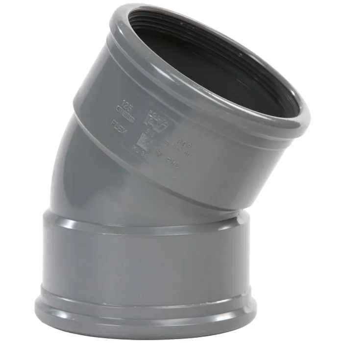 PVC BOCHT ø160 30° M/M