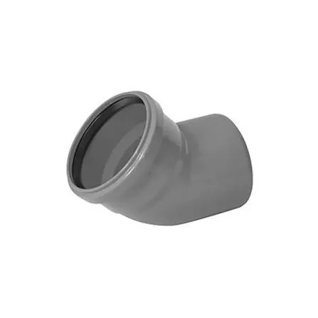 PVC BOCHT ø110 45° M/S