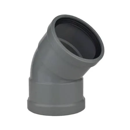 PVC BOCHT ø110 45° M/M