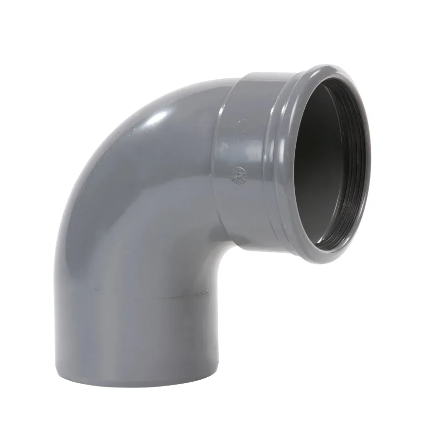 PVC BOCHT ø160 87° M/S