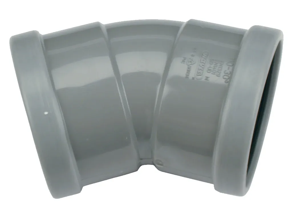 PVC BOCHT ø200 30° M/S