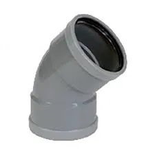 PVC BOCHT ø125 45° M/M