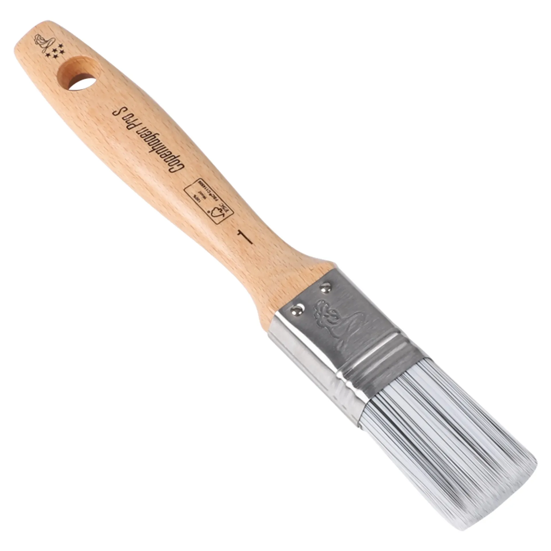 COPENHAGEN PRO PLATTE KWAST HOUT SYNTH. 1"